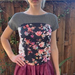 Anthropologie printed t-shirt xs or small
